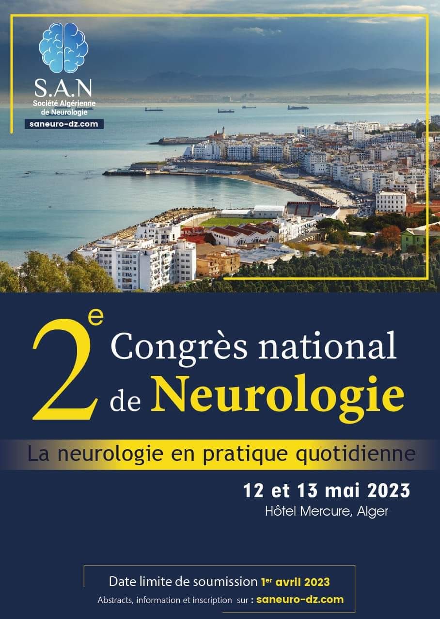 02 ème congrès national de Neurologie affiche