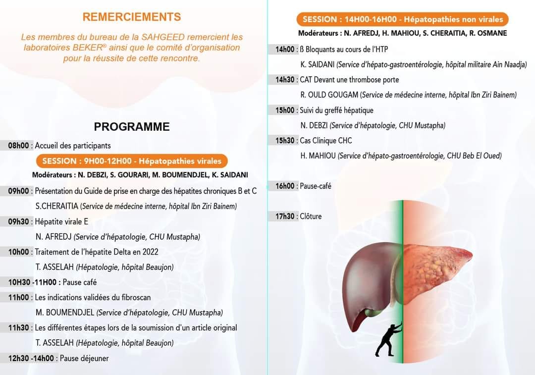 Une journée d'enseignement post-universtaire en hépatologie programme