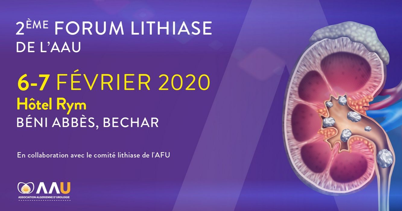 2ème Forum Lithiase d' Association Algérienne D'urologie cover