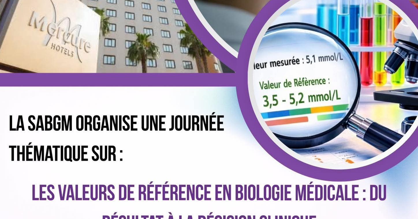 Journée Thématique SABGM 2026: Les valeurs de référence en biologie médicale : du résultat à la décision clinique cover image