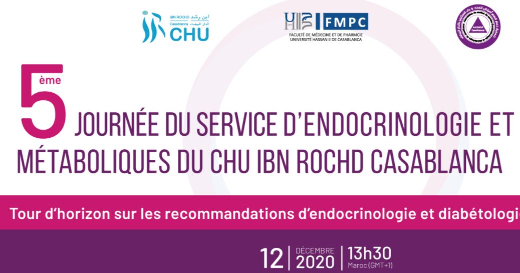 5éme journée de service d'endocrinologie et maladies métaboliques du CHU IBN RUCHD Casablanca, Maroc cover